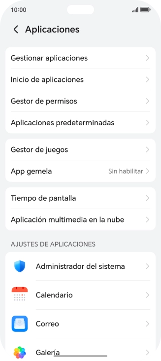 Pulsa Gestionar aplicaciones. Pulsa Gestionar aplicaciones.