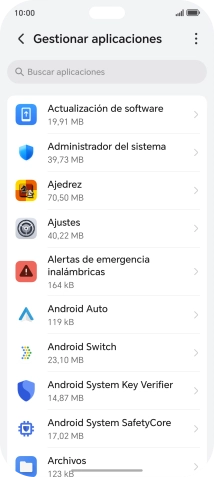 Pulsa la app deseada. Pulsa la app deseada.