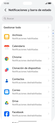 Pulsa Gestionar todo. Pulsa Gestionar todo.