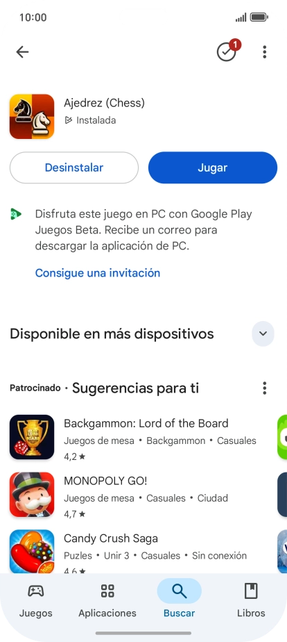 Desliza el dedo hacia arriba desde la parte inferior de la pantalla para terminar y volver a la pantalla de inicio. Desliza el dedo hacia arriba desde la parte inferior de la pantalla para terminar y volver a la pantalla de inicio.