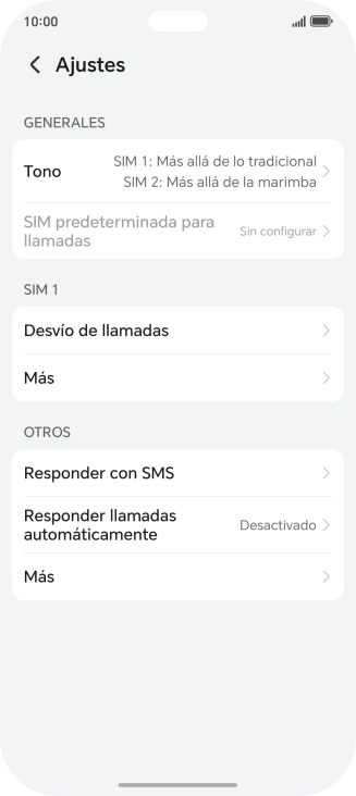 Pulsa Desvío de llamadas.