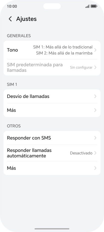 Pulsa Desvío de llamadas.