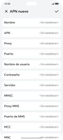 Pulsa Nombre.