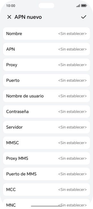Pulsa Nombre.