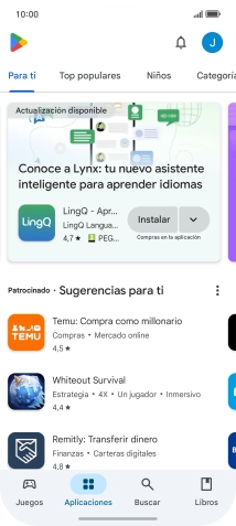 Pulsa el icono de perfil.