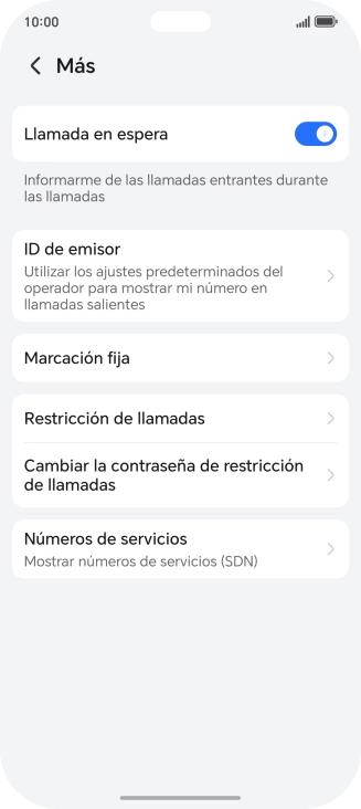 Pulsa el indicador junto a 