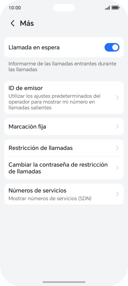 Pulsa el indicador junto a 