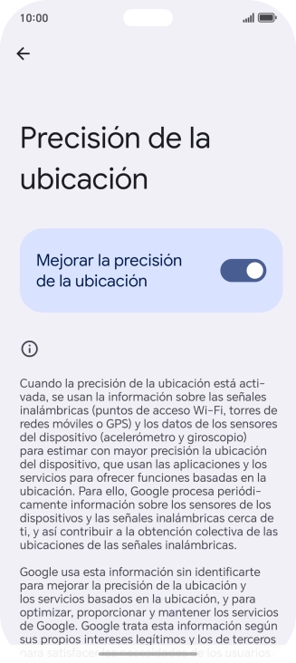 Si pulsas el indicador junto a 