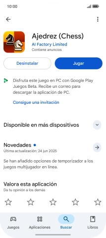 Pulsa Desinstalar.