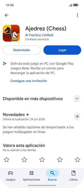 Pulsa Desinstalar.