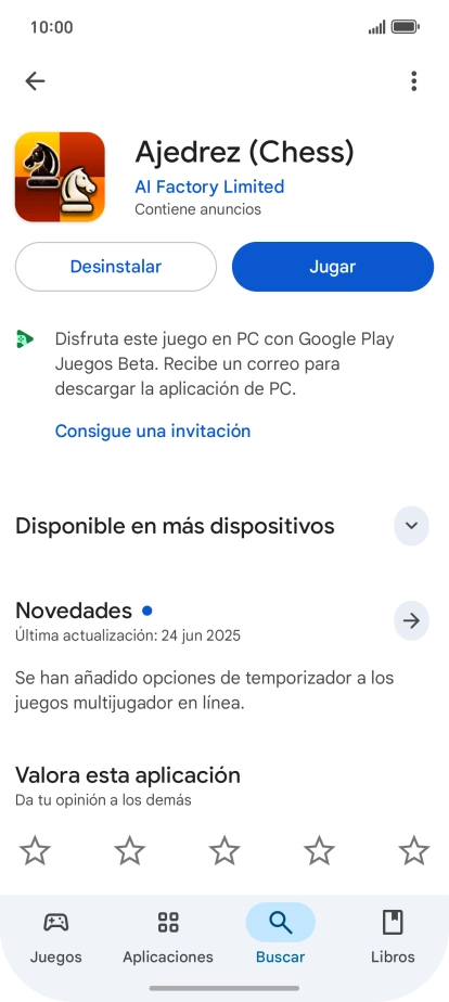 Pulsa Desinstalar.