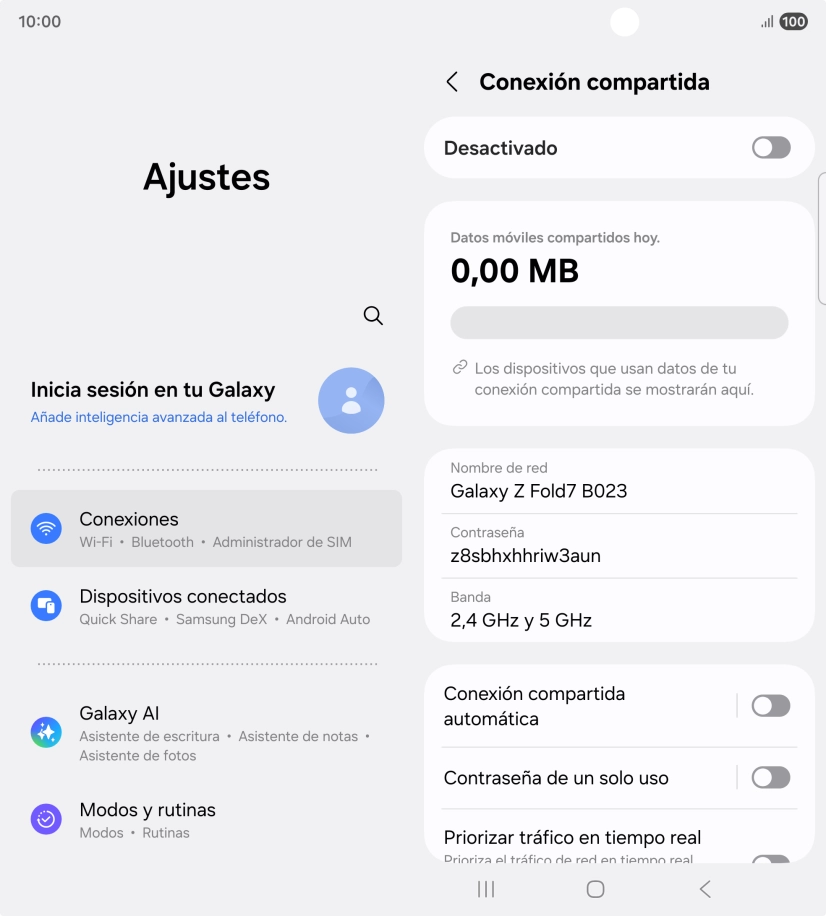 Pulsa Nombre de red.