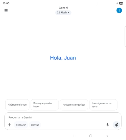 Pulsa el icono de perfil.