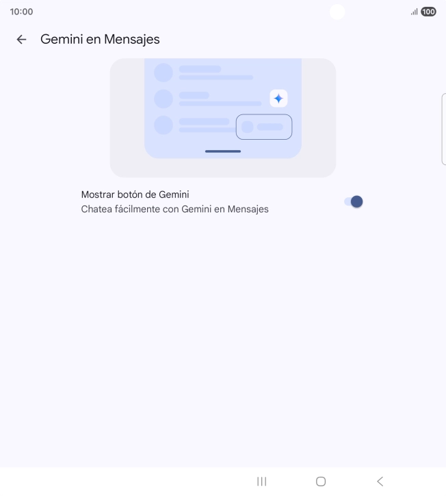 Pulsa el indicador junto a 