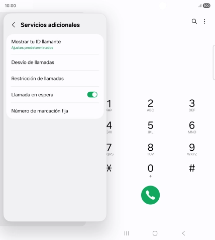 Pulsa Desvío de llamadas.