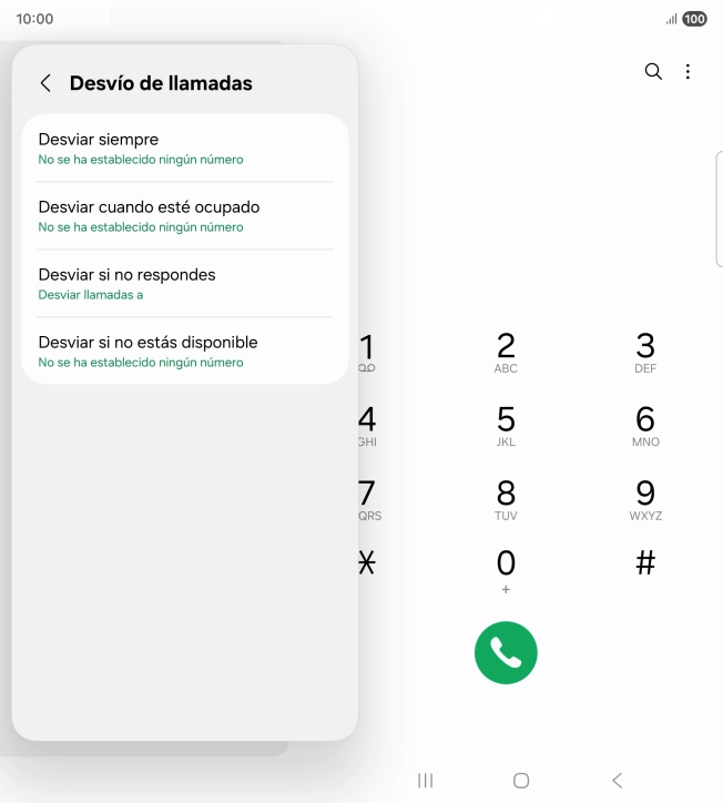 Pulsa la tecla de inicio para terminar y regresar a la pantalla de inicio.