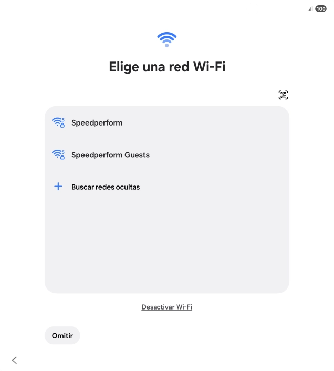 Pulsa la red wifi deseada.