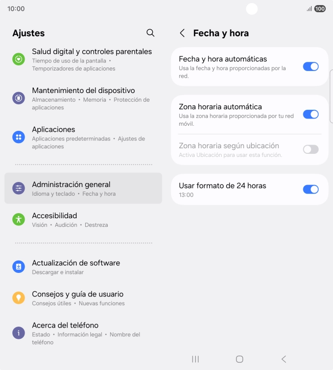 Pulsa la tecla de inicio para terminar y regresar a la pantalla de inicio.