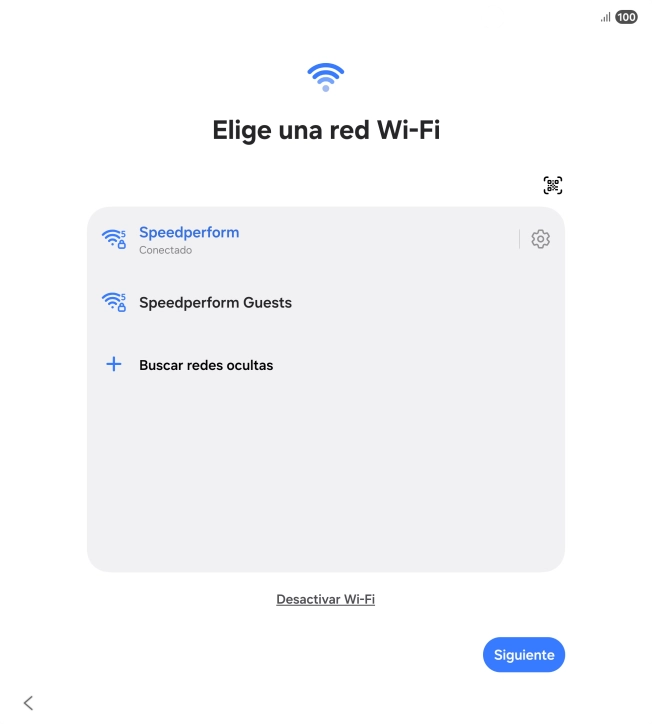 Pulsa Siguiente.