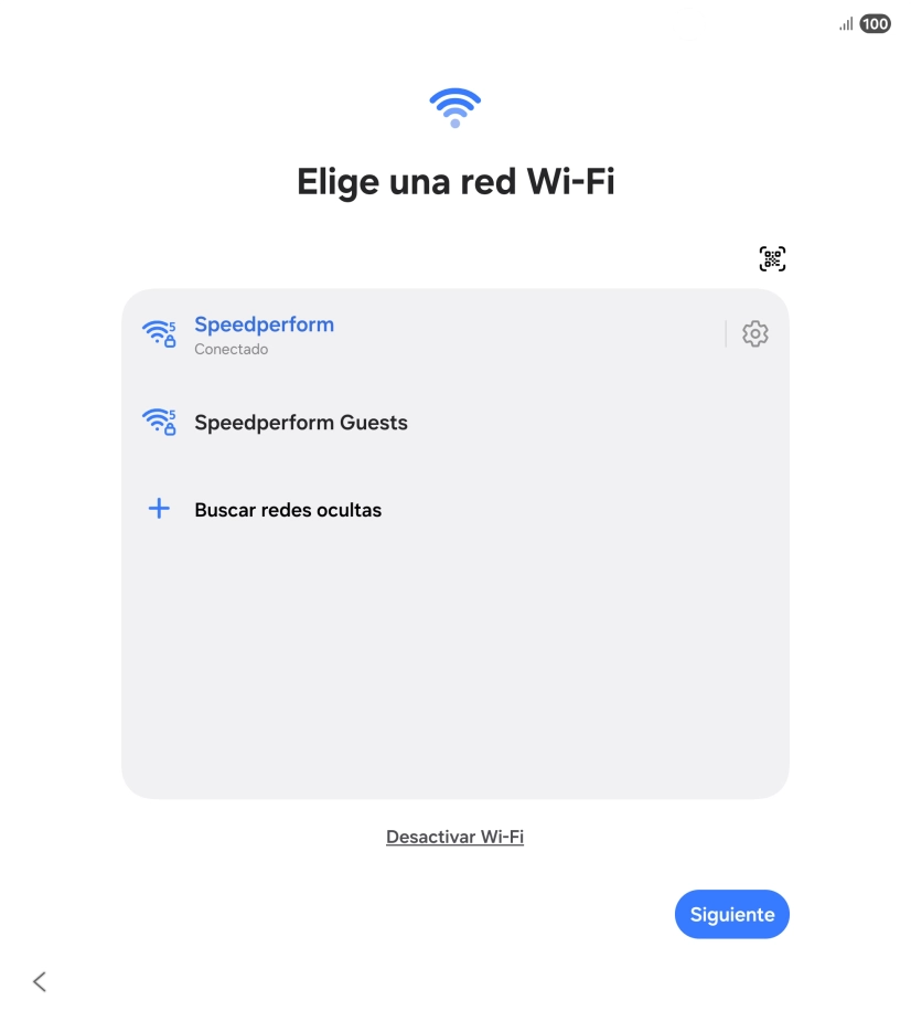 Pulsa Siguiente.