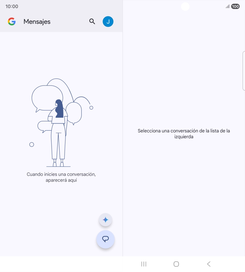 Pulsa el icono de perfil.
