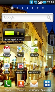 The Bluetooth icon indicates that Bluetooth is active.Further information:Activate or deactivate Bluetooth