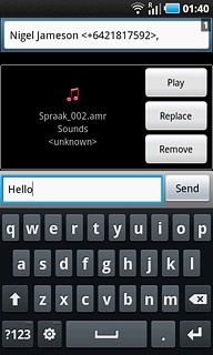 Press Send when you have finished your picture message.