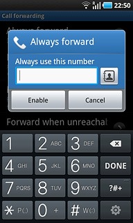 Key in 171 and press Enable.The request is sent.