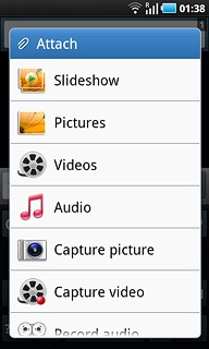 Press Audio.Go to the required folder.