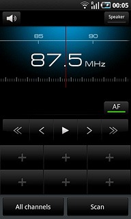 Press AF.Depending on the current setting, the function is activated or deactivated.