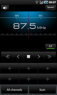 Press the stop icon.