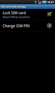 Press Change SIM PIN.