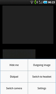 Press Hide me or Show me (depending on the current setting).