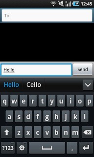 Press arrow down to see more words.