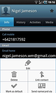Press Link contact.