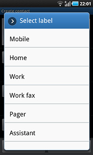 Press the required number type.