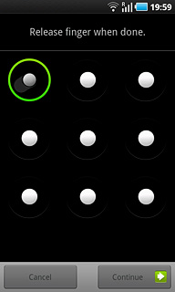 Press and drag a point to connect at least four points.