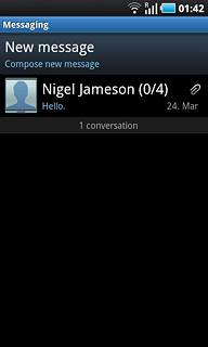 You have a number of options when you have read the picture message.Press the required sender.Choose one of the following options:Reply to picture message, go to 3a.Forward picture message, go to 3b.Delete picture message, go to 3c.