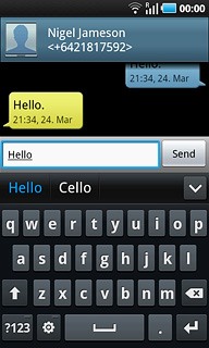 Press Send.