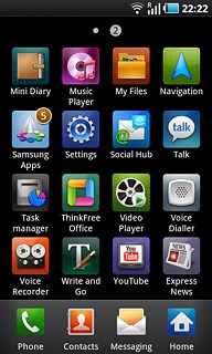 Press the application you have just downloaded.Follow the instructions on the display to use the application.