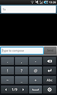 Press arrow right or arrow left to see more symbols.