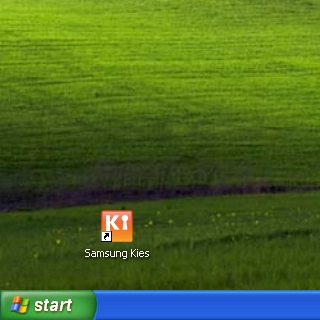 Start the program Samsung Kies on your computer.