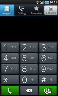 Press the Keypad tab.Key in #31# followed by the number you want to call.