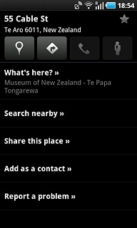 Press the favourite icon (a star) at the top of the display.