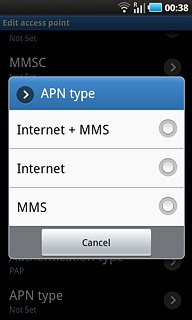 Press Internet.