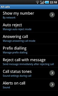 Press Show my number.