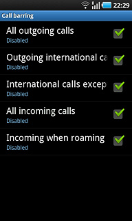 Incoming when roaming