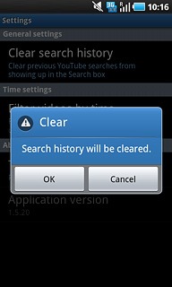 Press OK to confirm.