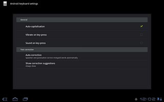 Press the return icon to go back to text input.