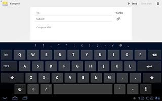 This step describes how to write text when predictive text input is activated.Press once on each letter to write the required word.